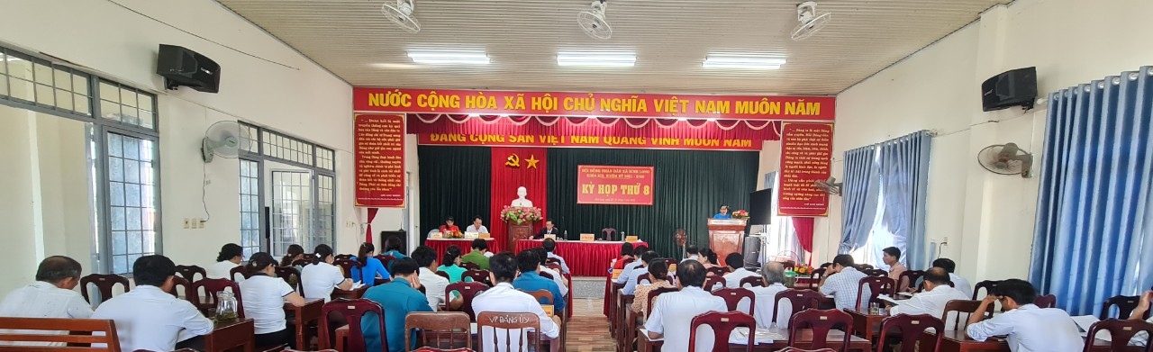 HĐND xã Bình Long tổ chức kỳ họp thứ 8